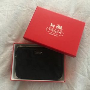 Black Coach Wristlet